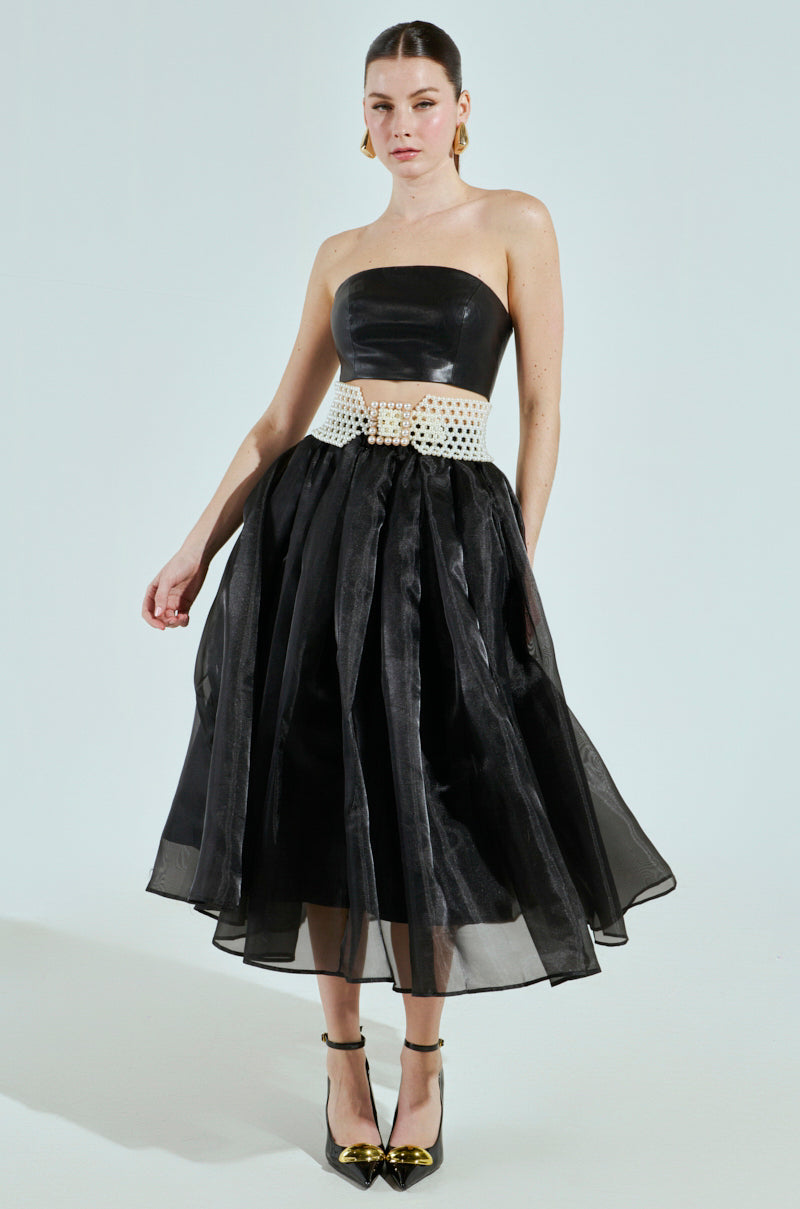 STAY CLOSE TO ME MIDI SKIRT