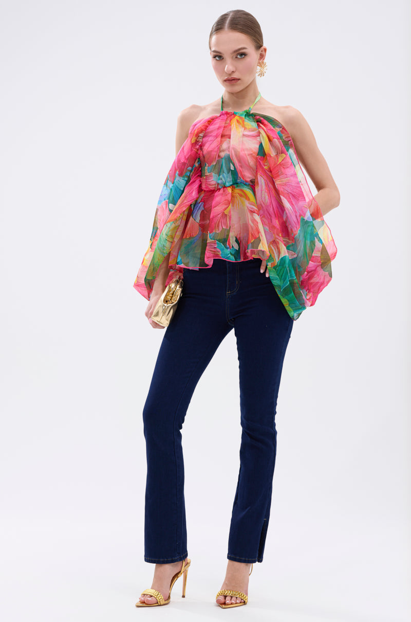 JAZZY FLORAL BLOUSE