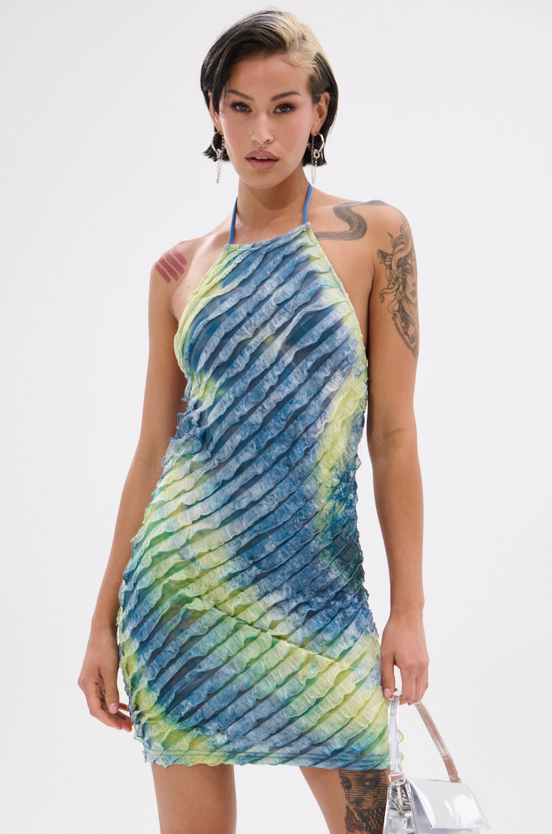 FUN N FLIRTY PRINTED MINI DRESS