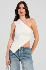 HONEY PLZ SWEATER TANK TOP