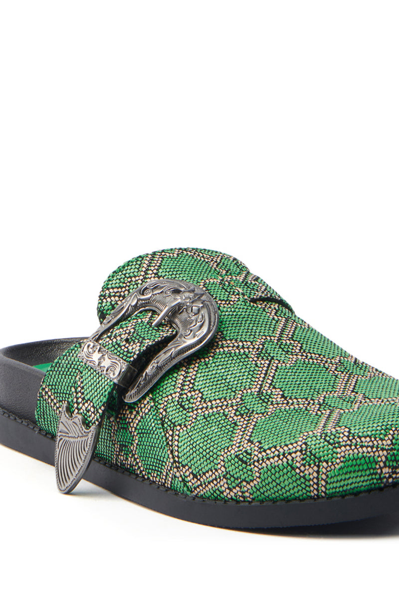 AZALEA WANG INFORMER GREEN SNAKE CLOG