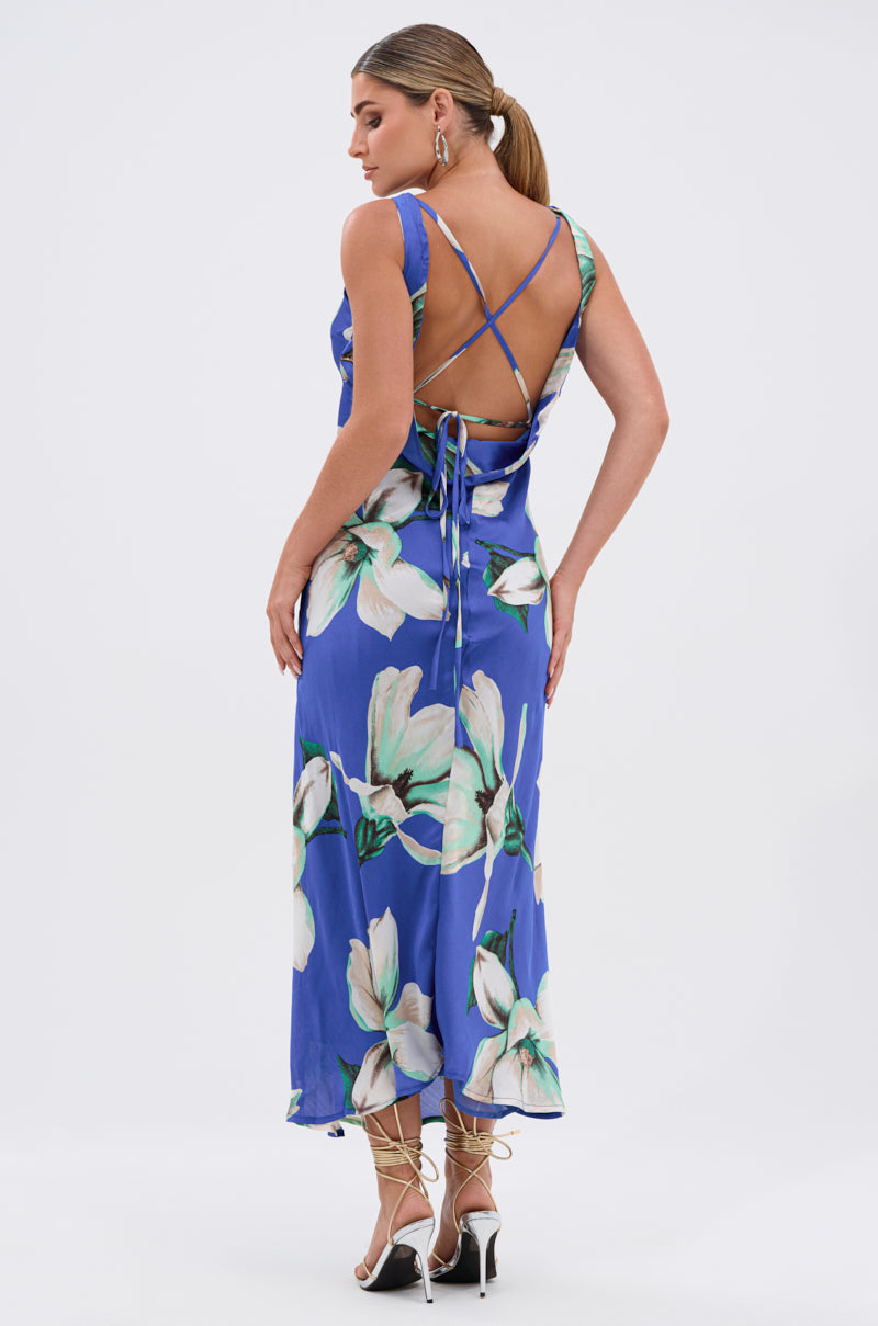 SOMETHING SWEET FLORAL MAXI DRESS