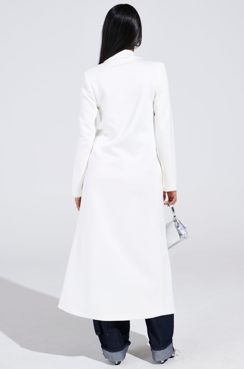 COCOA BUTTER TRENCH IN WHITE