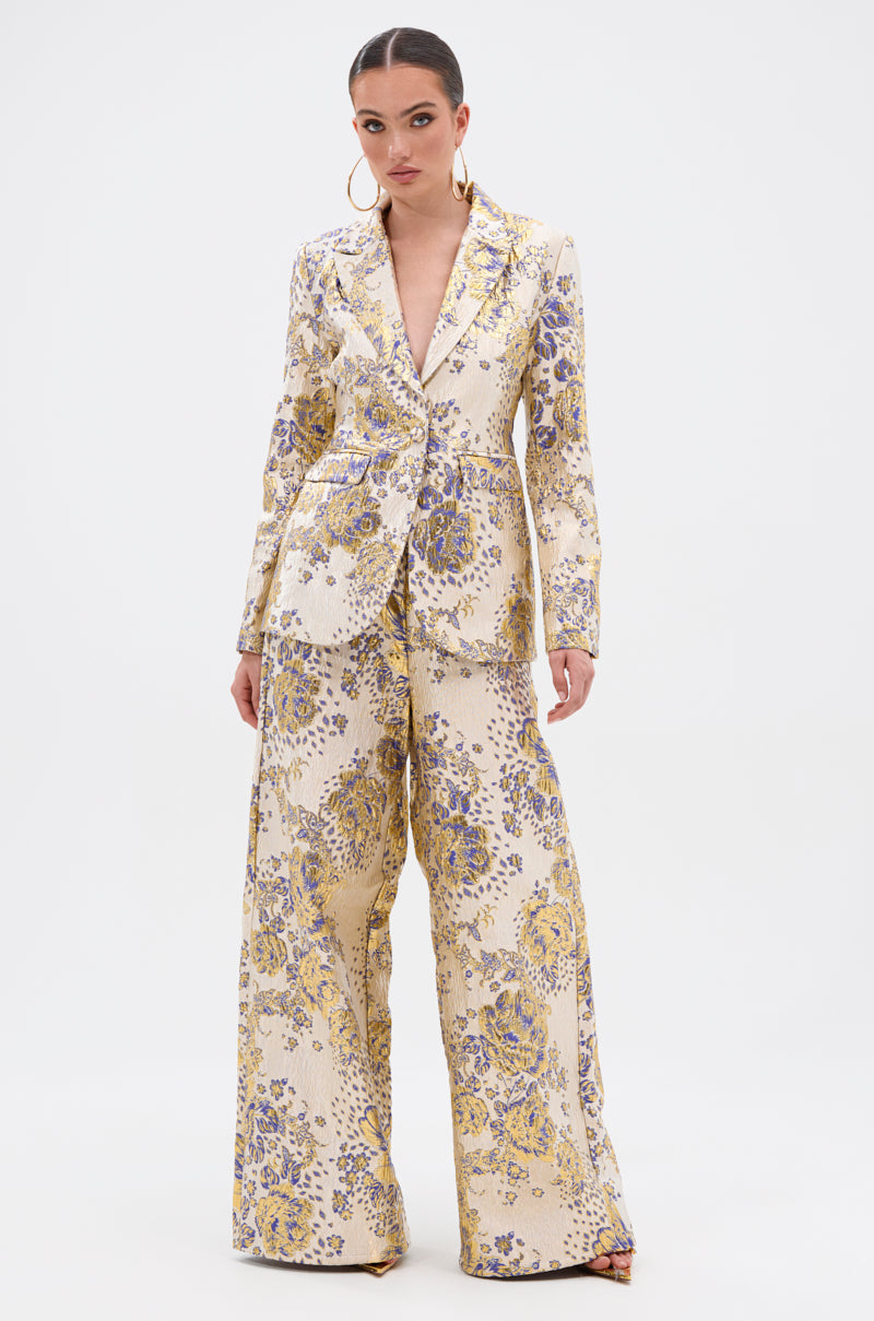 GOLDIE BROCADE TROUSER