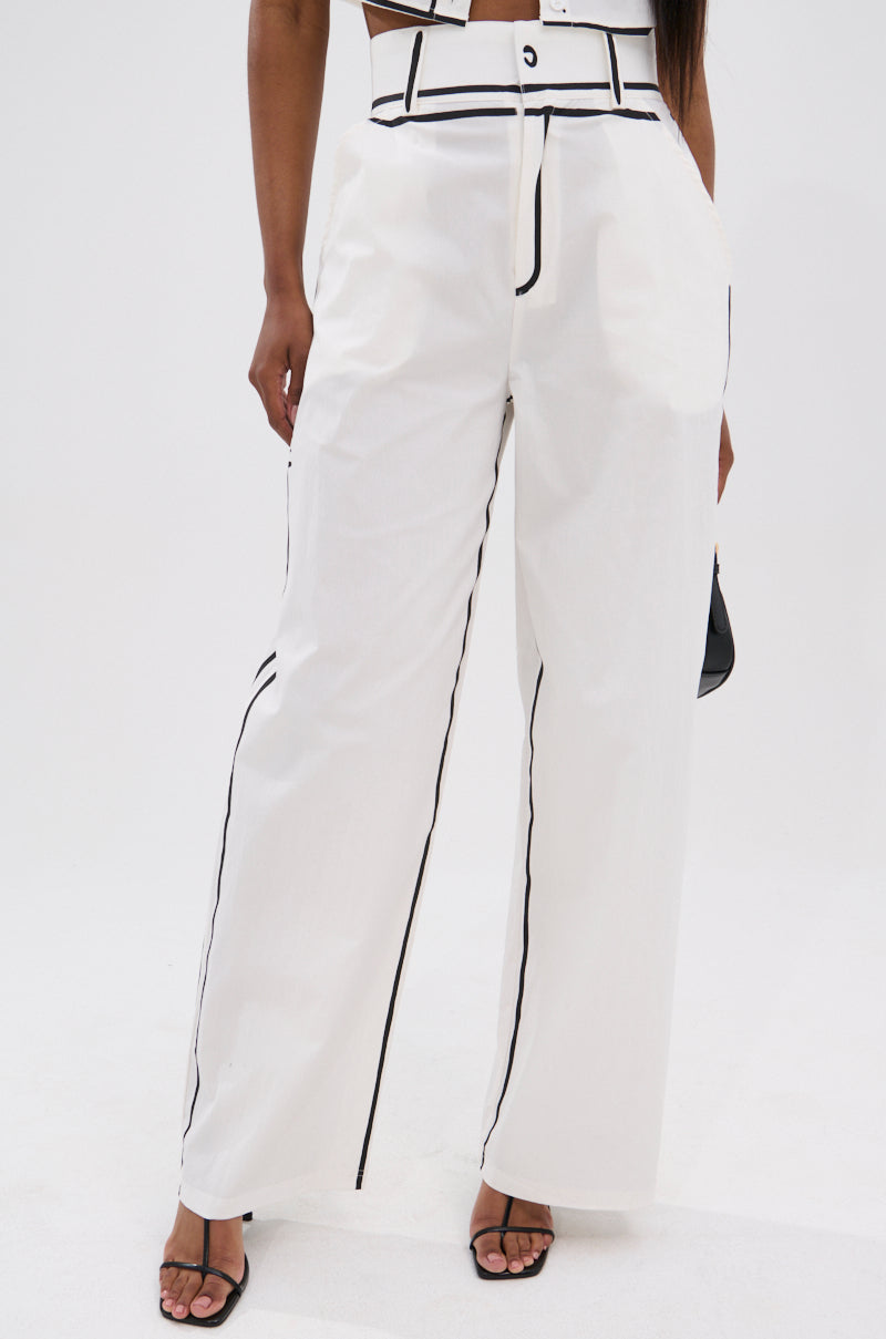 BLANK SPACE HIGH WAIST PALAZZO PANT