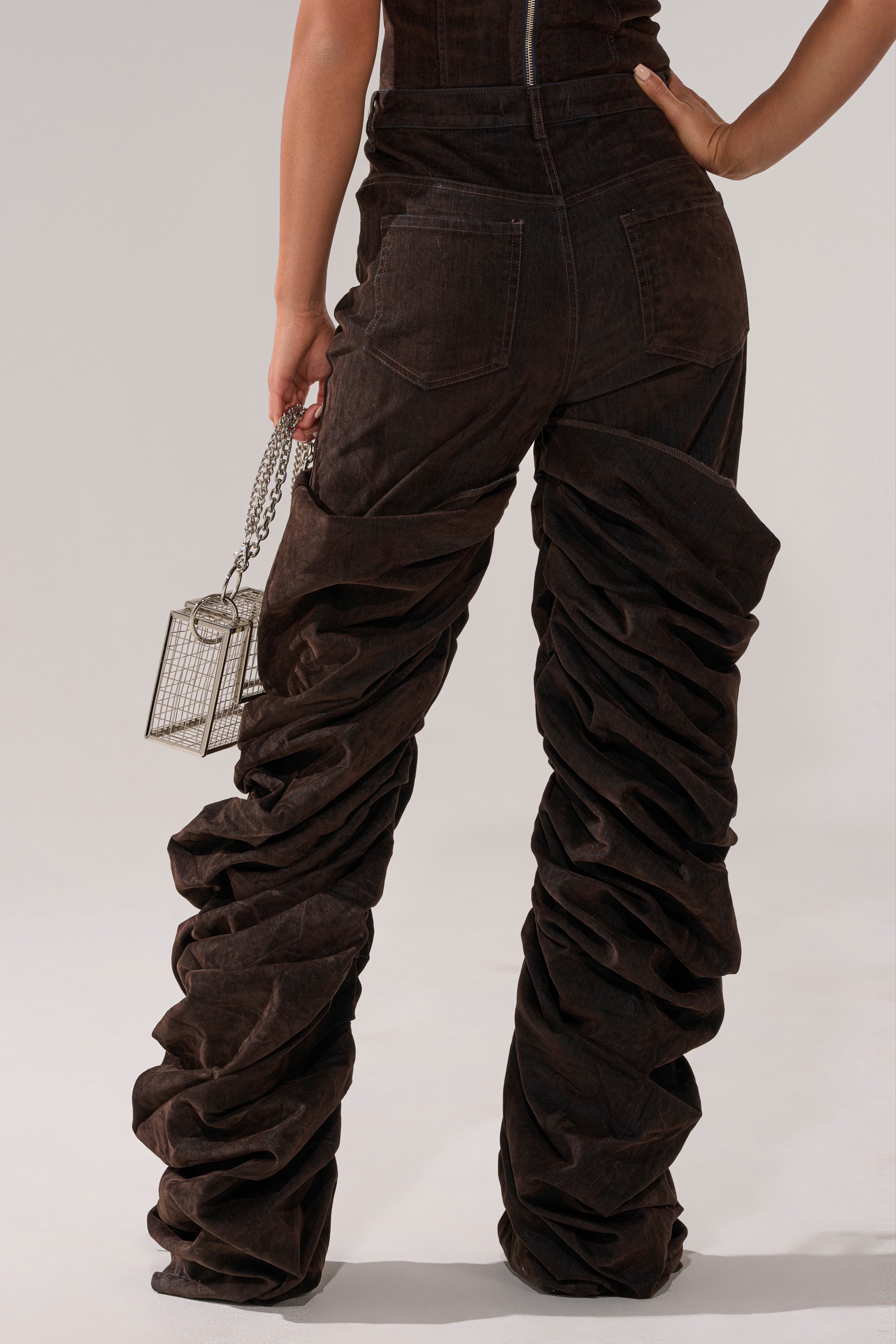 OH BABY VELVET DENIM PANT