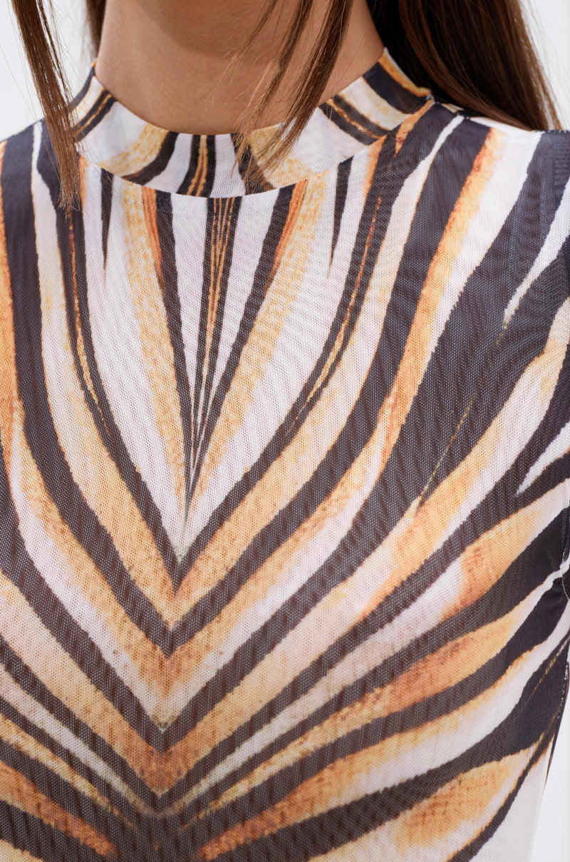 THE BOY'S ALL MINE PRINTED MIDI DRESS