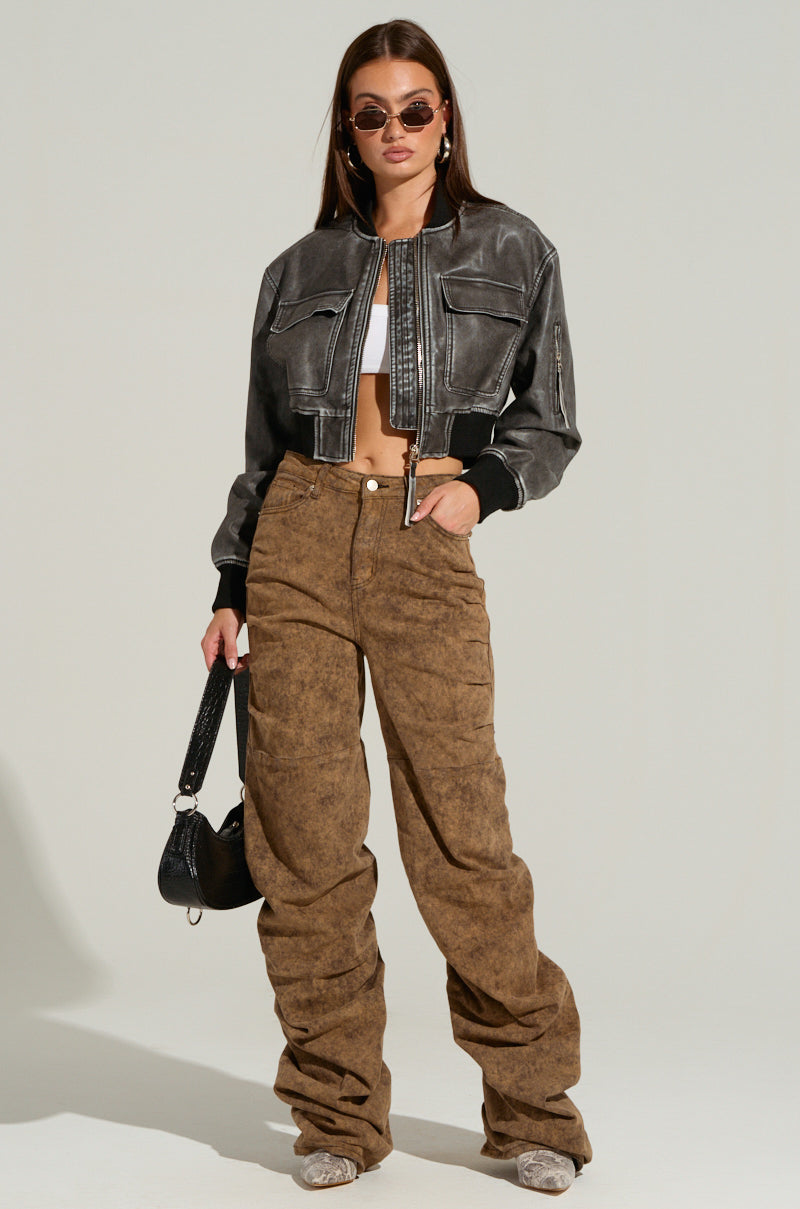 NEVER CHANGE UP RUCHED PANT