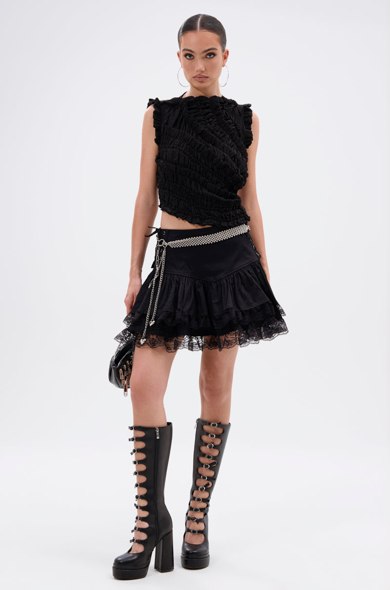 FOREVER AND ALWAYS MINI SKIRT