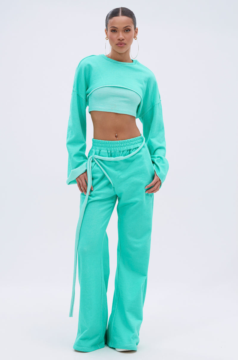 ISSA JOGGER PANT IN TIFFANY
