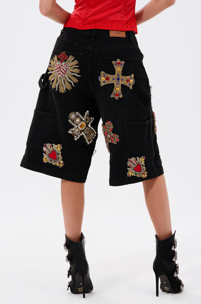 WILD AND FREE DENIM SHORTS