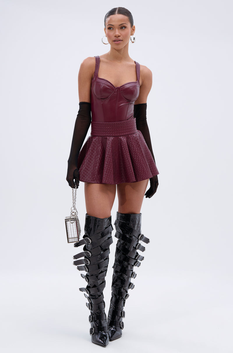 TOO GOOD FOR YOU MINI SKIRT