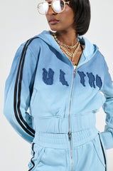 DON'T TALK TO ME I'M RUNNING ERRANDS ZIP UP SWEATSHIRT