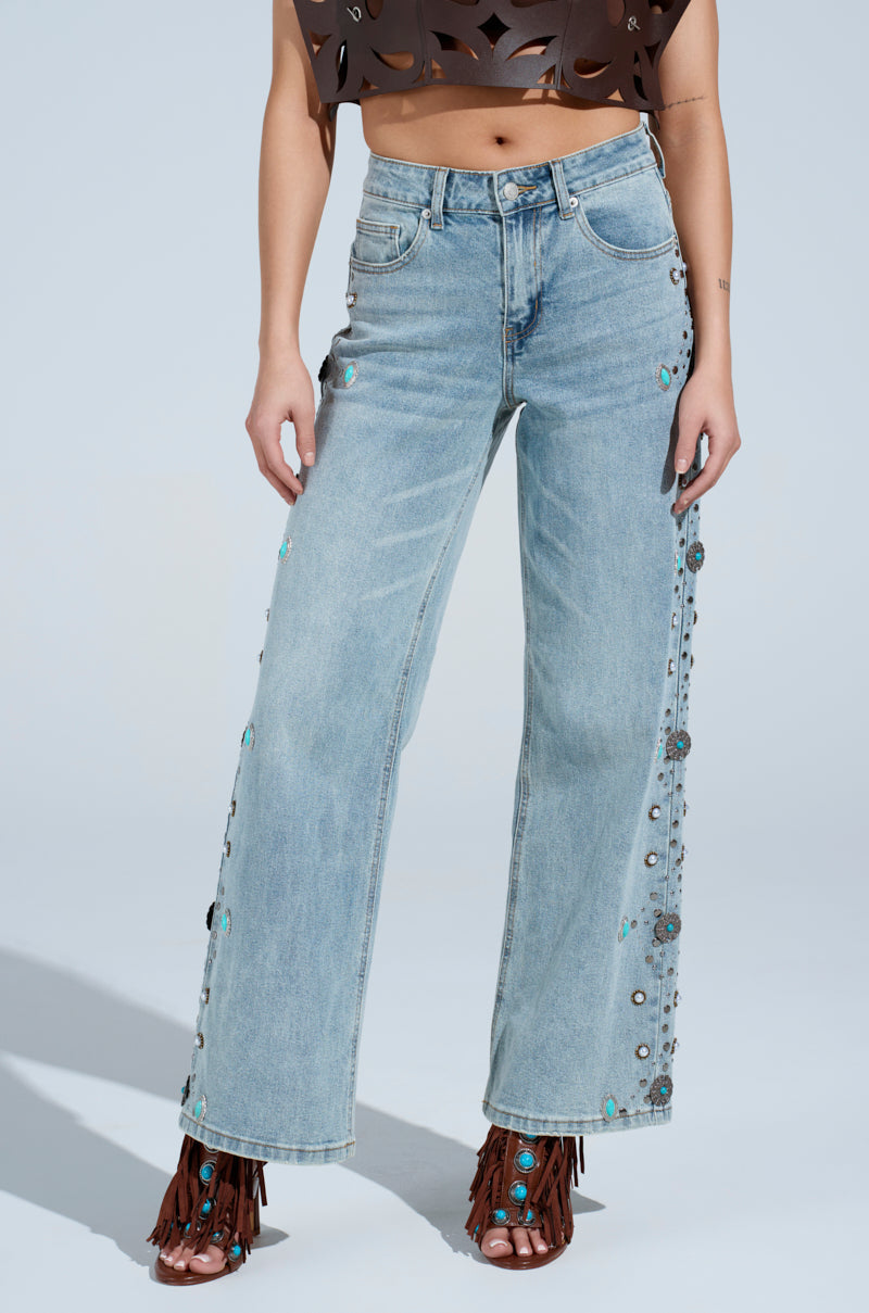 WESTERN BABY DENIM PANTS