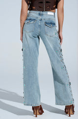 WESTERN BABY DENIM PANTS