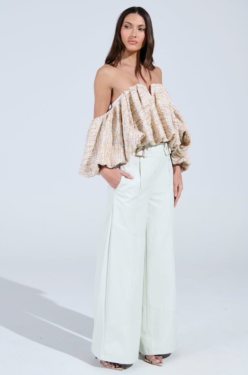 AMY TROUSER IN IVORY