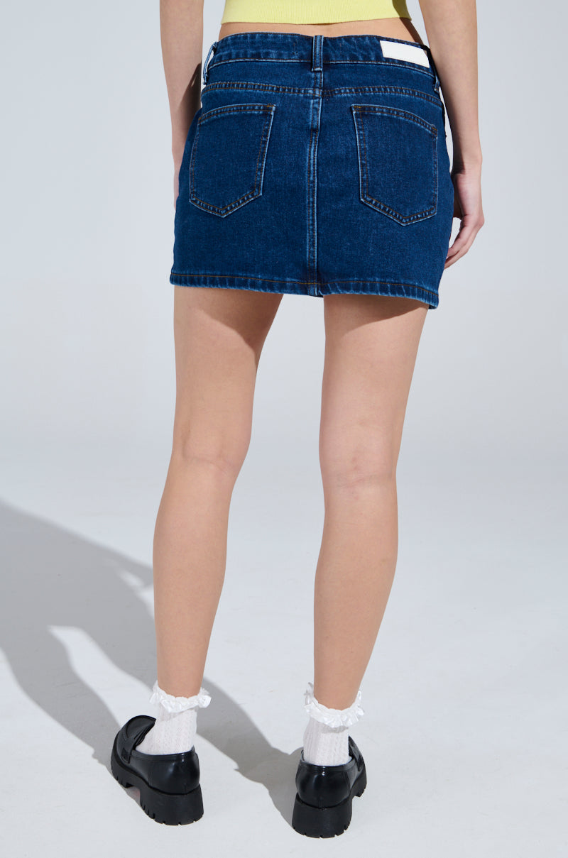 JOLENE DENIM MINI SKIRT