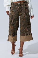 DOWN AND DIRTY CAMO BERMUDA SHORT