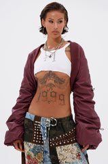 NO TIME FOR GAMES RUCHED BOLERO