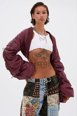 NO TIME FOR GAMES RUCHED BOLERO