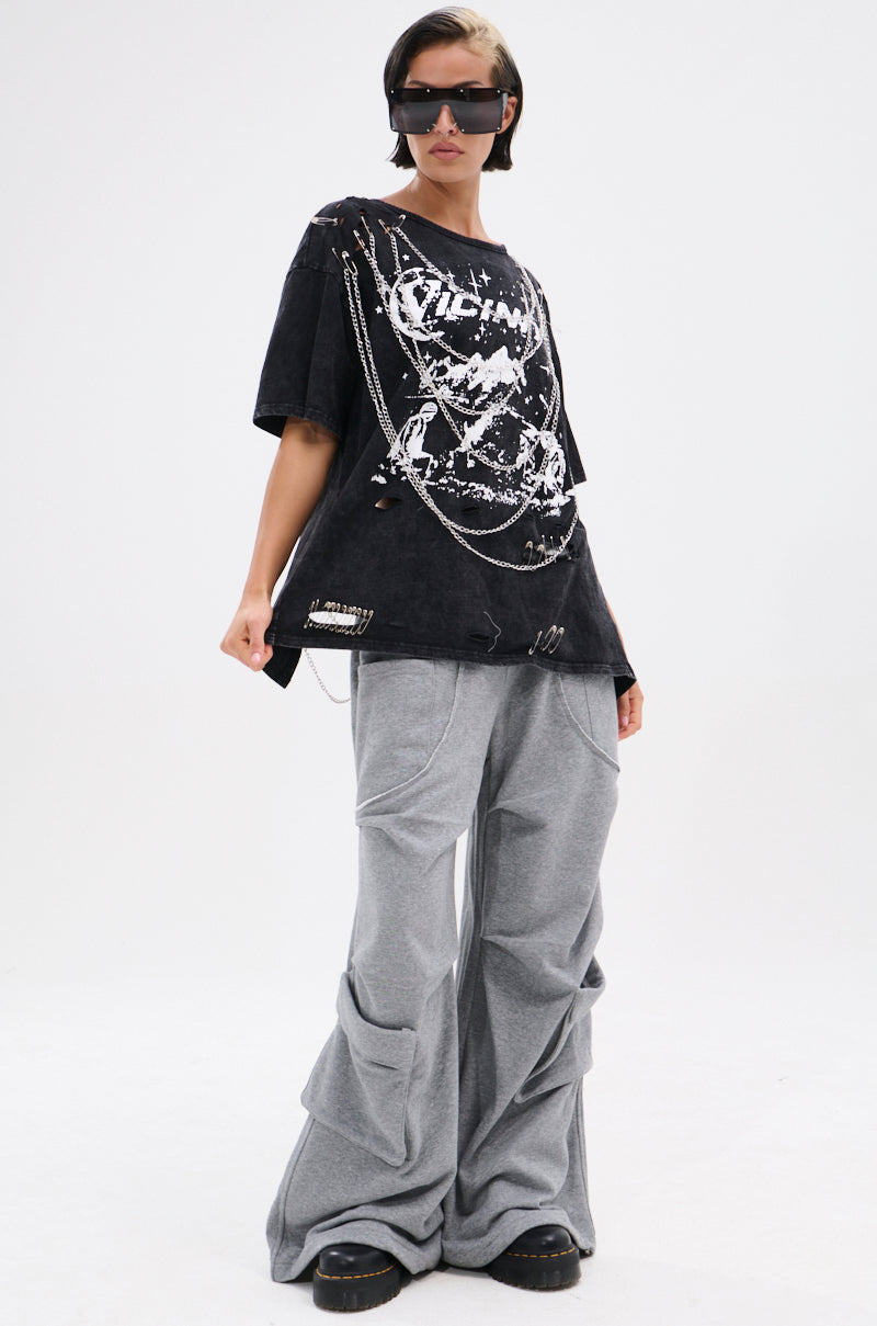 MAKING MOVES WIDE LEG JOGGER