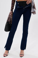 THE BEST CORSET WAISTED FLARE DENIM