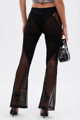 OH SO SEXY MESH FLARE LEGGING