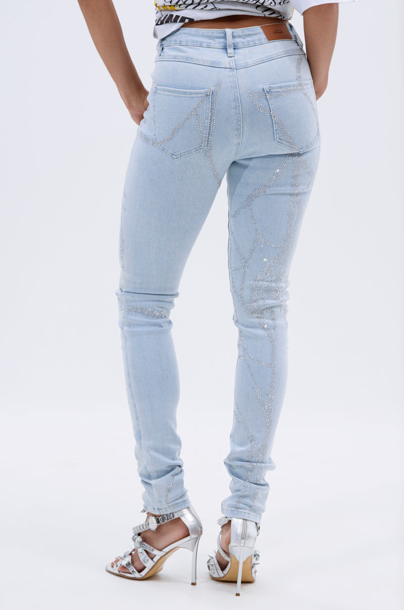 SPIDER GIRL SKINNY DENIM