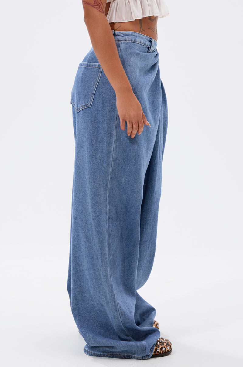 TOO MUCH FOR YOU WIDE LEG DENIM