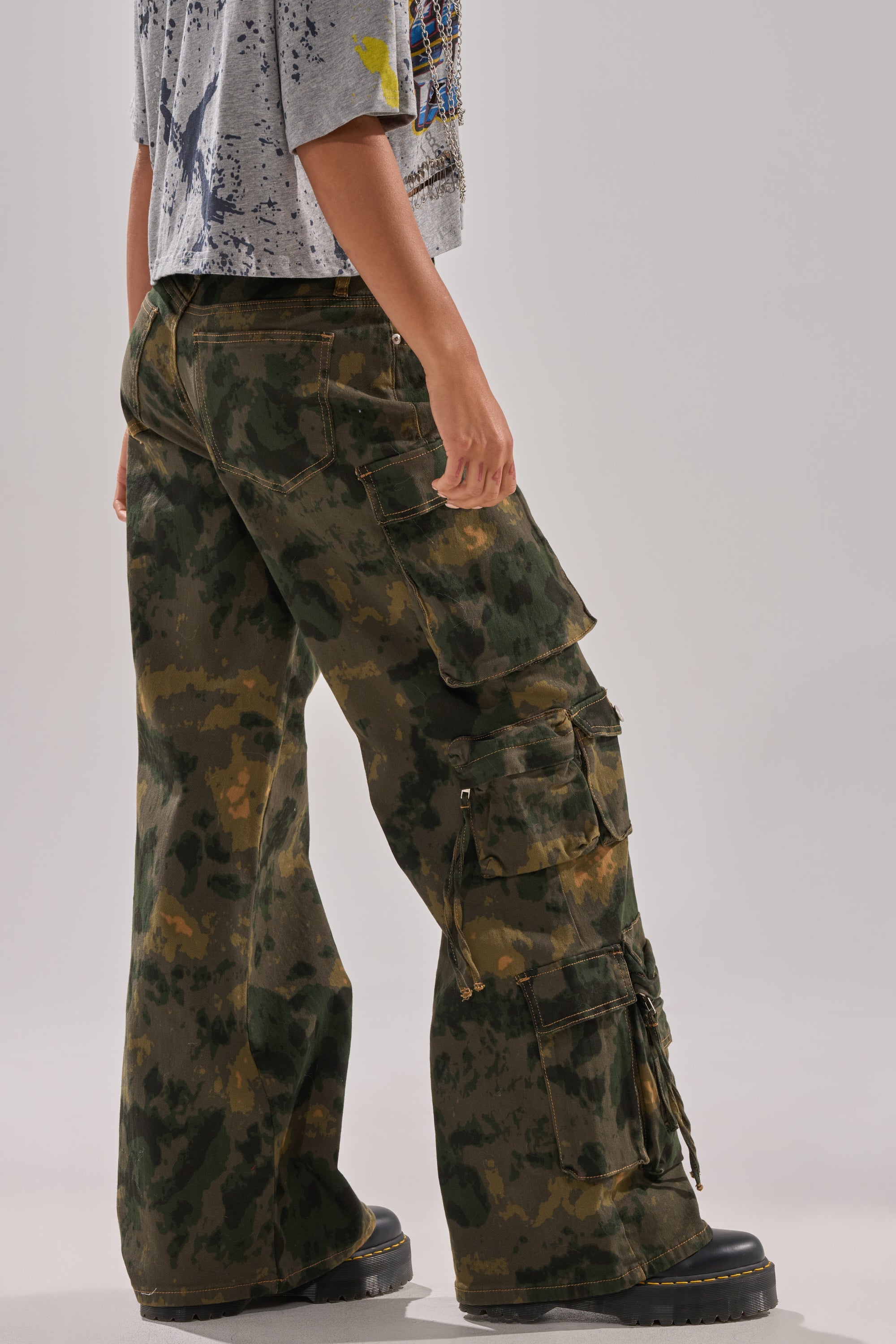 WASHED UP CARGO CAMO PANT