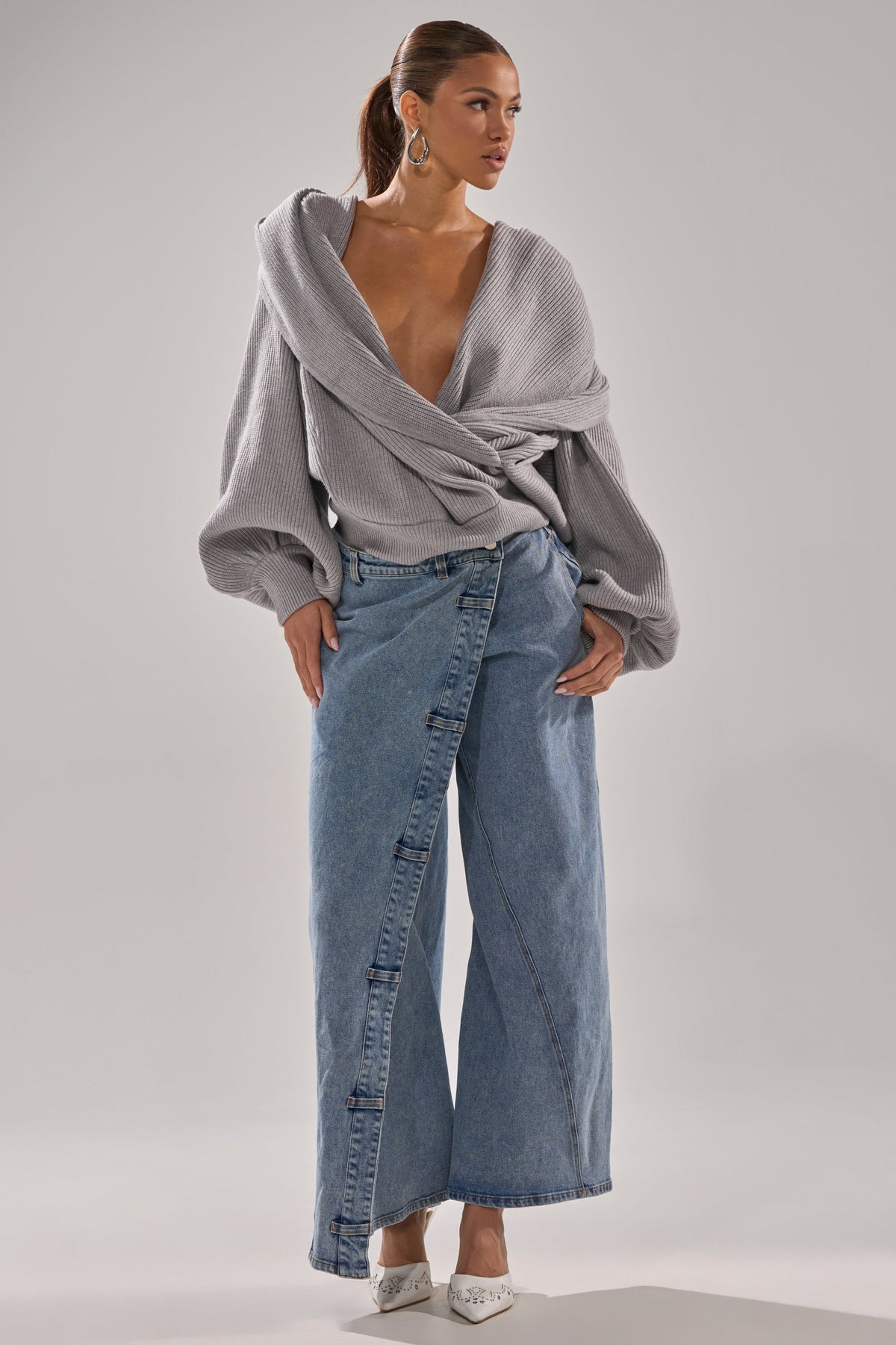 COVERED UP RELAXED DENIM PANT