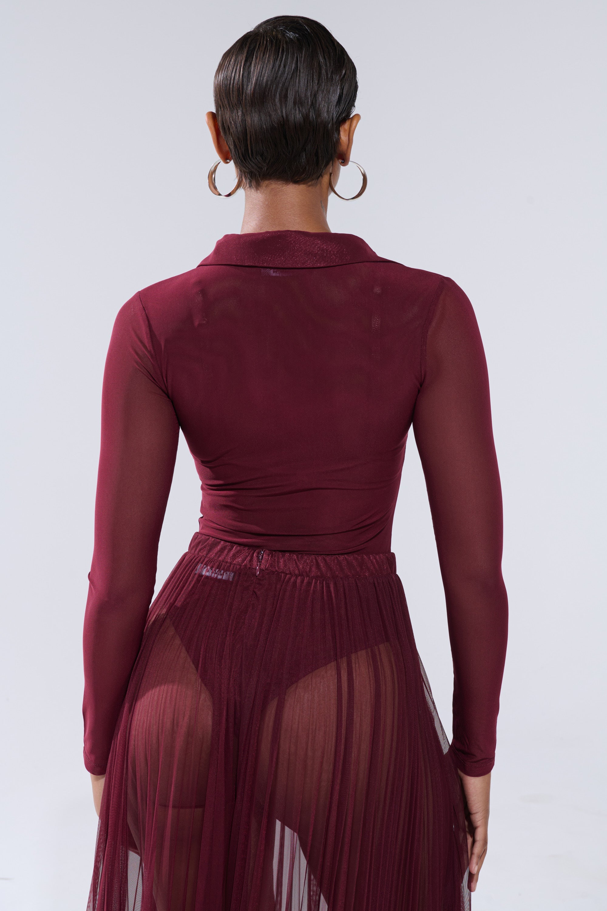 ON FIRE MESH BODYSUIT