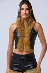 DONT TOUCH FUR BRALETTE