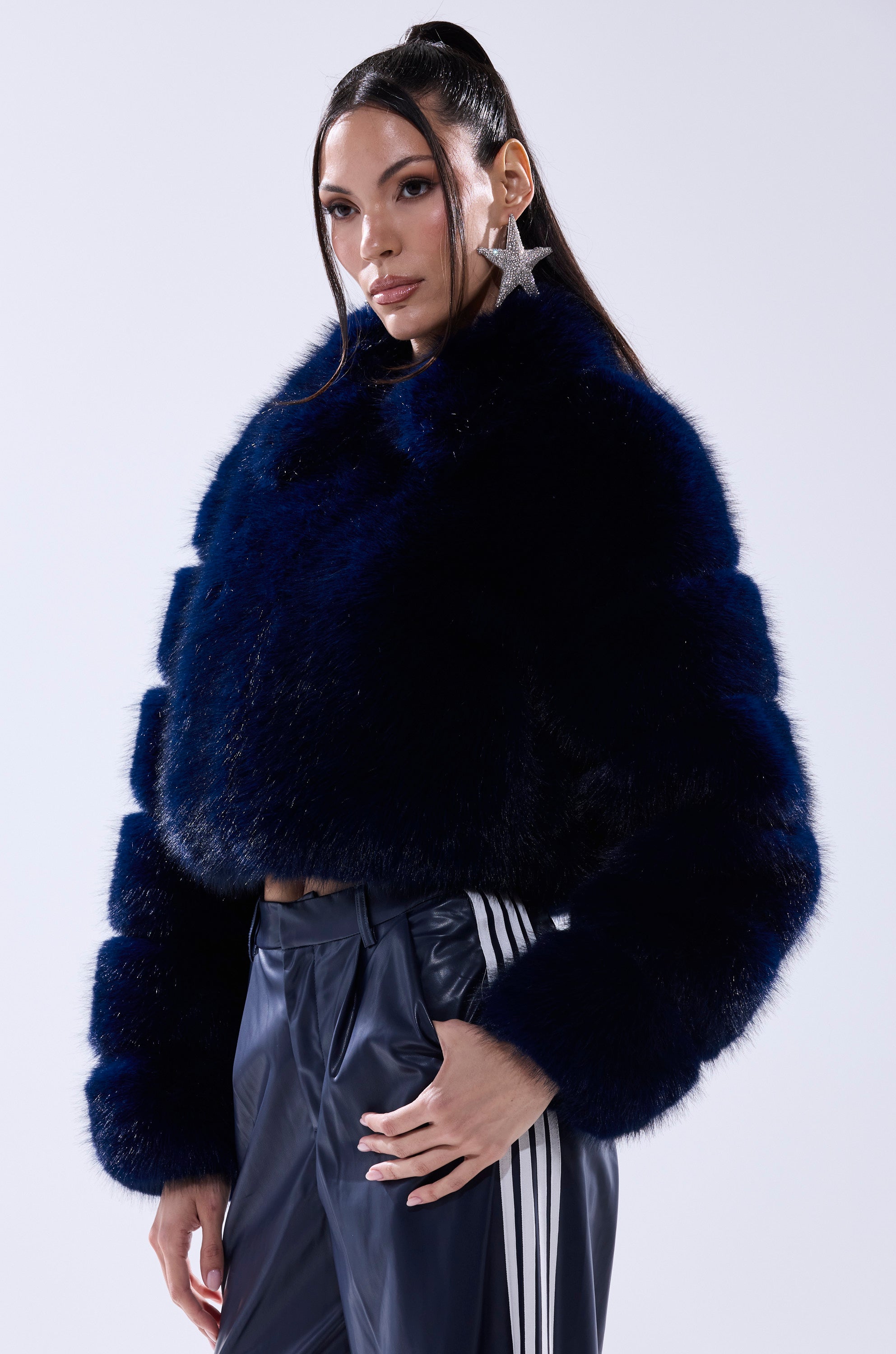 KEIKO FAUX FUR COAT
