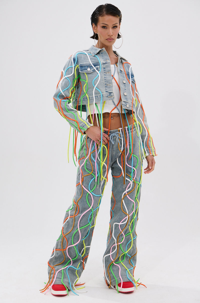 WALK IT TALK IT DENIM JACKET