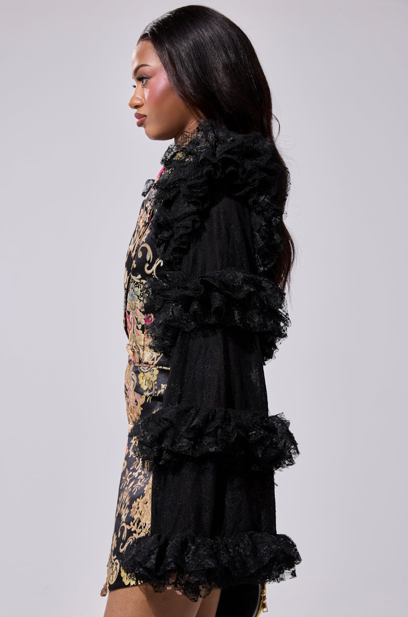 LORY PRINTED BLAZER DRESS