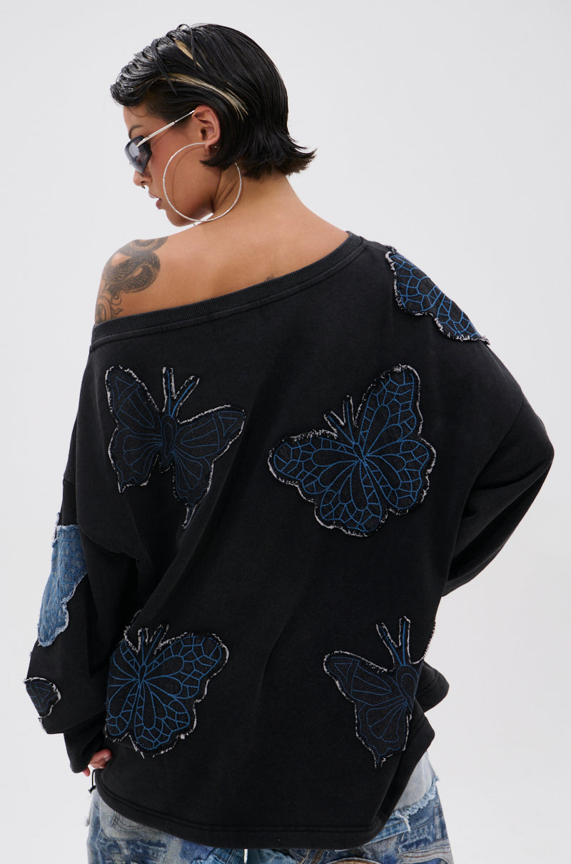 WORLD'S BEST EX GIRLFRINED OVERSIZED SWEATSHIRT