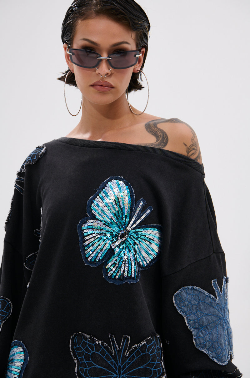 WORLD'S BEST EX GIRLFRINED OVERSIZED SWEATSHIRT