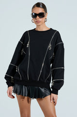 UNZIP ME SWEATSHIRT