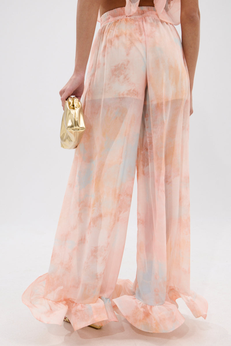 COLORFUL SKY OMBRE PALAZZO PANT