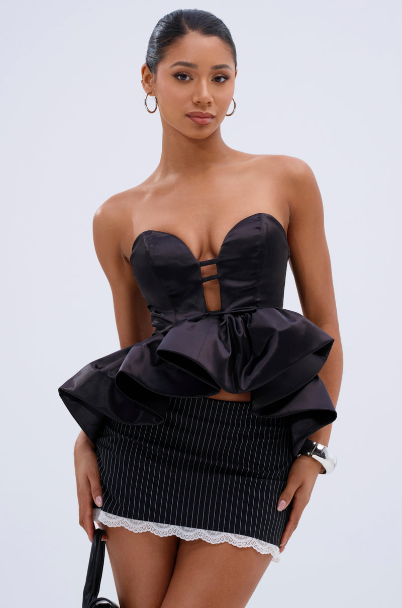 SHINING BRIGHT SATIN BLOUSE