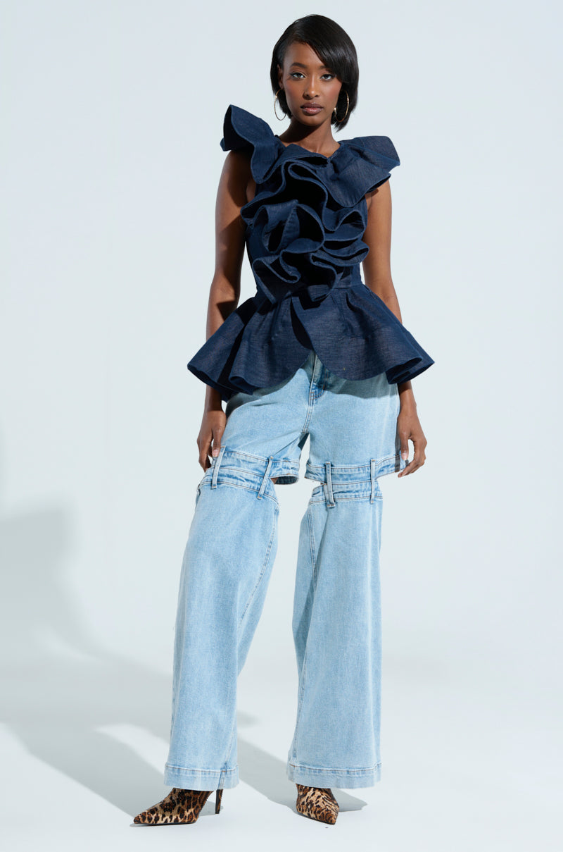 MISS FASHIONISTA SLEEVELESS BLOUSE