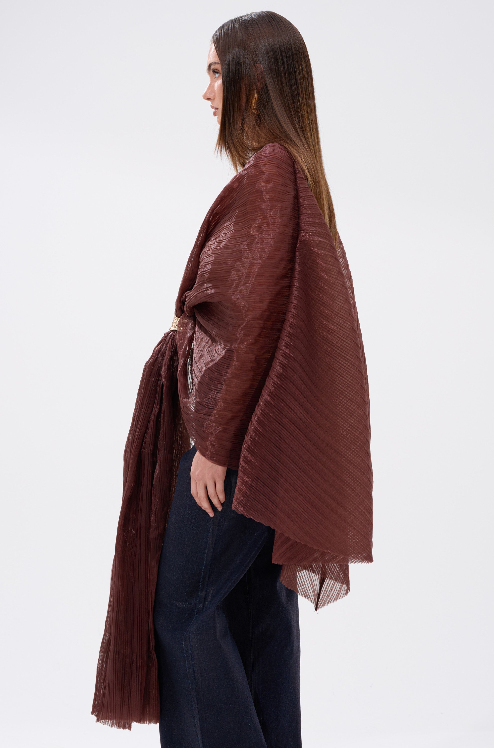 FLY AWAY WITH ME BLOUSE IN BRONZE