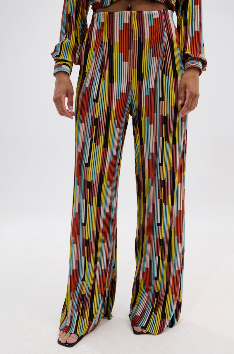 VIBES FEEL GOOD VELVET PALAZZO PANT