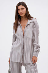 ALIA SLINKY BUTTON DOWN