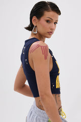 BOYS LIE DISTRESSED CROPPED TANK TOP