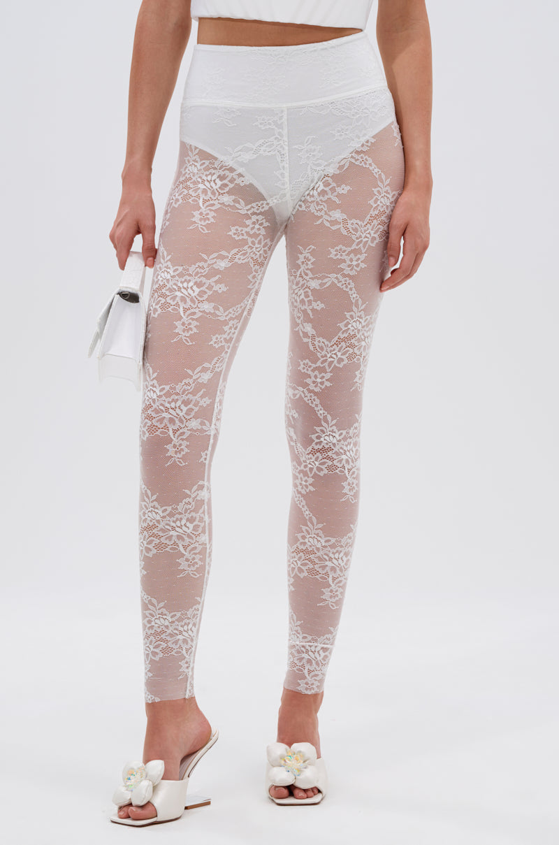 SUPER LACE STRETCHY LEGGINGS