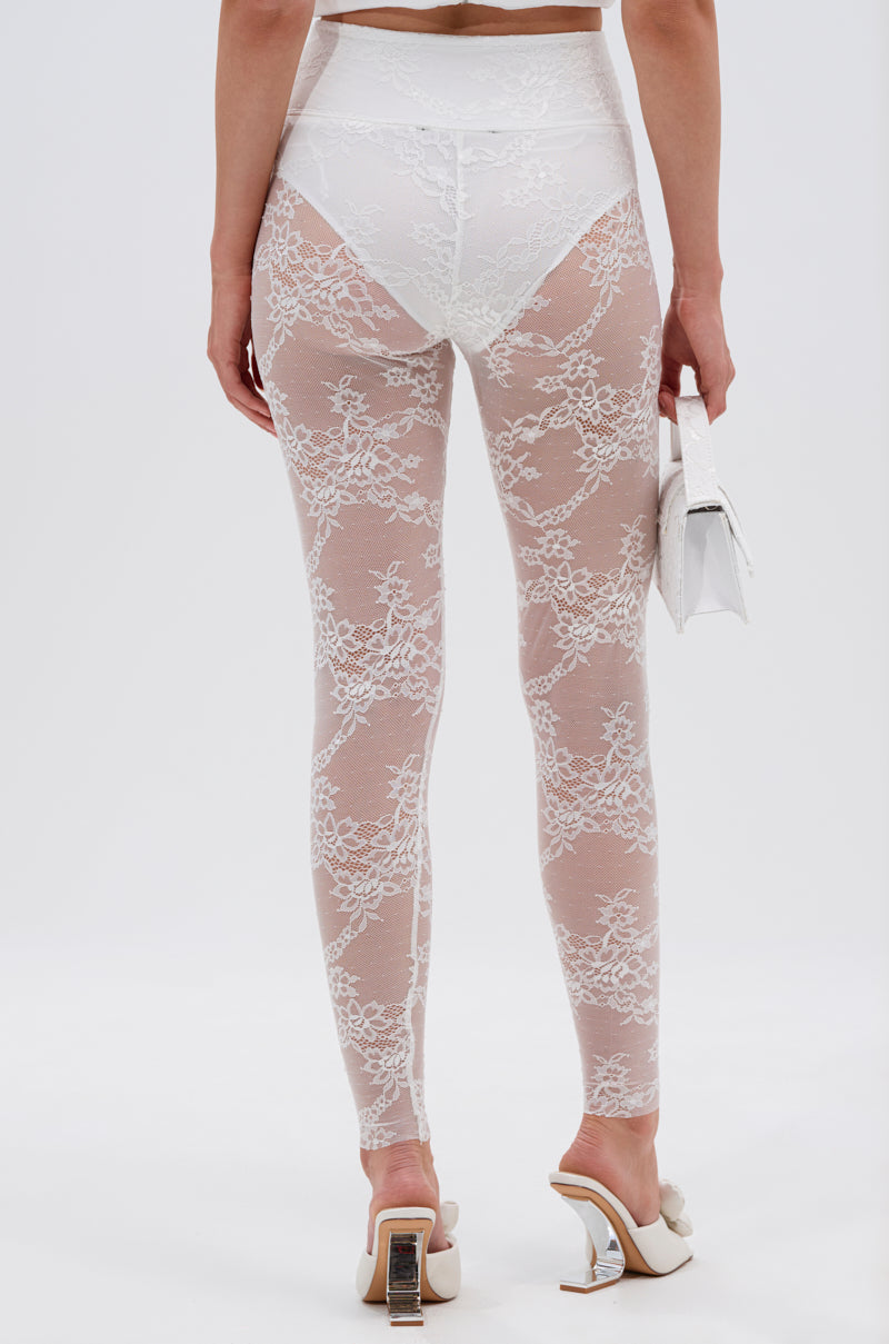 SUPER LACE STRETCHY LEGGINGS