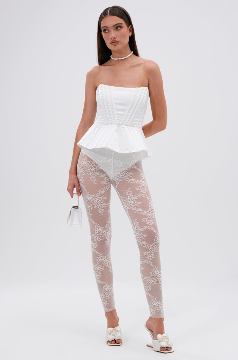 SUPER LACE STRETCHY LEGGINGS