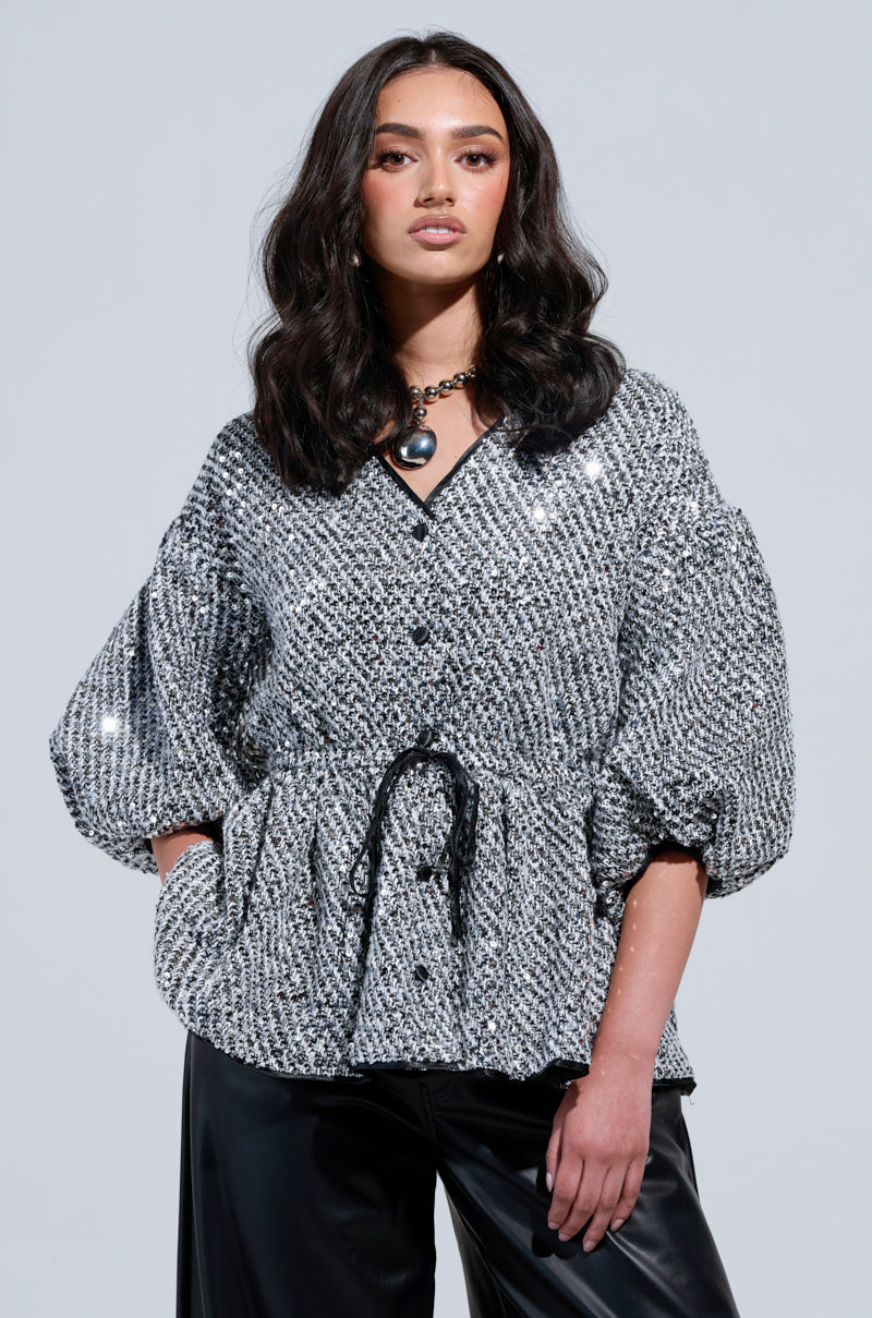 DOUBLE TROUBLE BLOUSE